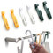 Gancio a Clip Multifunzione.6 Pezzi Ganci con Molletta in Uno.Clip con Gancio in Plastica Con Pinza da Appendere per Tenda Doccia.Mollette Appendiabiti per Cucina Bagno(Verde/Giallo/Lattiginoso)
