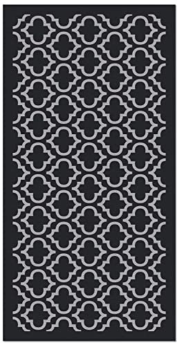 Panorama Tapis Vinyle - Modèle Cusco Noire 40x80 cm - Différentes Tailles - Deco Maison, Cuisine, Chambre et Exterieur