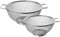 Fackelmann 9983650 Set de 2 passoires INOX, passoires Chinois, Tamis, Chinois, Acier Inoxydable, Argent, Diamètres 20 cm et 26 cm