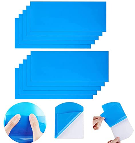 ysister Toppa di Riparazione in PVC Autoadesivo,Toppa Autoadesiva per Riparazione Piscina,Toppe Autoadesive per Piscina,per Piscina Gonfiabile, Barca a Remi (Blu, 12 Pezzi)