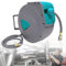 TRMLBE Druckluftschlauch 10m Druckluftschlauchtrommel 1/4 Anschluss Schlauchtrommel Automatik Druckluft Druckluft Zubehör inkl. Wandschlauchhalter Montagezubehör Air Roll, Grau