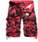 Pantalon Homme Cargo Camouflage Militaire avec Poche Jogging Travail Sport Court Short Travail Impermeable Short Coton Homme Marque Pantalon Ete Fête des pères Pantalon+Cargo+Homme Rose Vif 32
