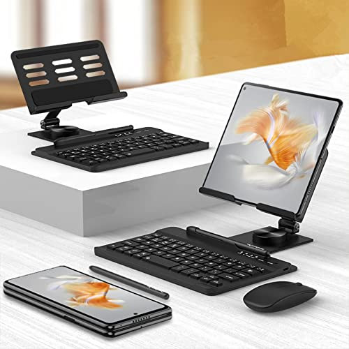 Hülle Custodia per Mate X3 Tastiera + Supporto Telefono + Mouse + Penna + Glass Film Cover,Supporto per Tablet PC Keyboard Kit per Huawei Mate X3(3)