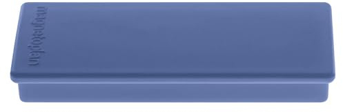 magnetoplan | Rechteck-Magnet | BxLxH 22 x 55 x 8 mm | VE 60 Stk | dunkelblau