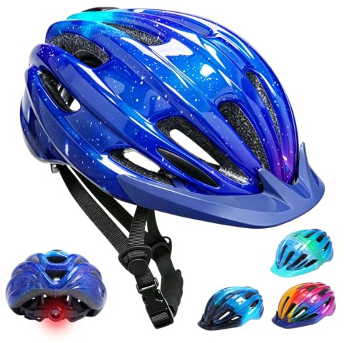 Kids Bike Helmet Age 5-8-12, Adjustable Boys Girls Bike Helmet 50-57cm