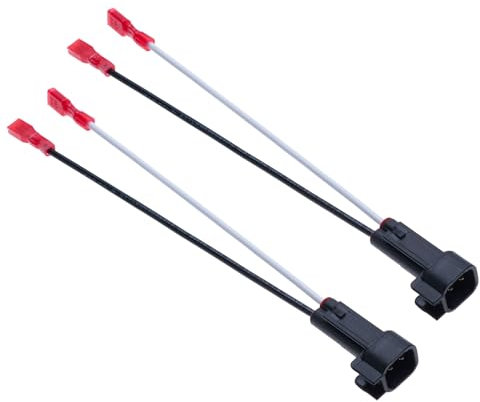 Câblage de Haut-Parleur Voiture Audio 2 PCS Compatible avec Peugeot 1999+ et Citroen C2 1999-2015 Câble de Haut-Parleur Adaptateur Corne Audio Connecteur de Câble Véhicule Accessoires Électroniques