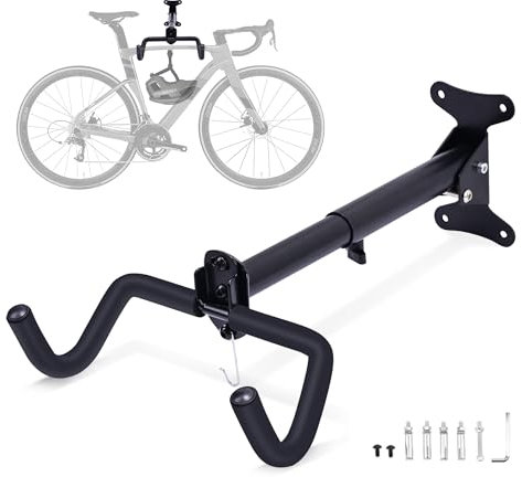 YAOZUP Supporto da Parete per Bicicletta, Sostegno per Bicicletta, Appendi Bici da Muro con Imbottitura Morbida, Gancio per Bicicletta a parete, Garage Gancio per Bicicletta MTB, Bici da Corsa