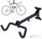 YAOZUP Supporto da Parete per Bicicletta, Sostegno per Bicicletta, Appendi Bici da Muro con Imbottitura Morbida, Gancio per Bicicletta a parete, Garage Gancio per Bicicletta MTB, Bici da Corsa