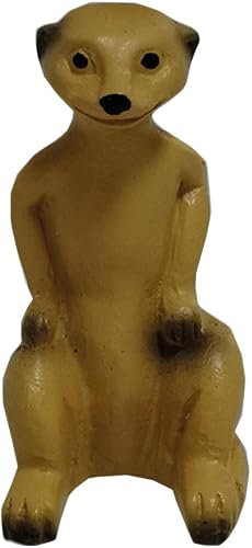 FADEDA Erdmännchen, sitzend/Höhe:3 cm/handbemalt/detailgetreue Krippen Figuren - Weihnachten Tisch Dekoration Krippe Zubehör