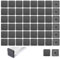 FINELYCR Aluminium Profil 40 x 40 mm Endkappe, 50 Stück Schwarz Endkappen 40 x 40 mm Aluprofil, Kunststoff Aluprofil Abdeckkappen, für Europäische Standard-Aluminiumprofil