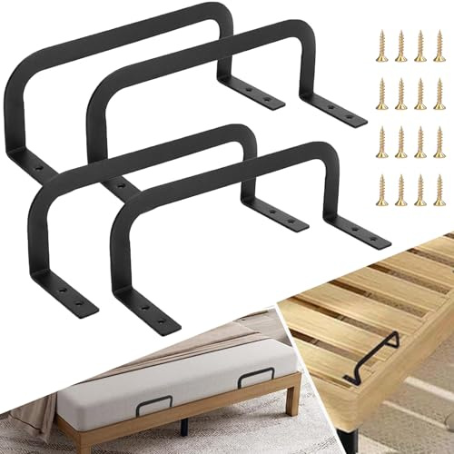 thirei 4 Stück Matratzen Stabilisator, Matratzenhalter, Matratzenhalter Gegen Verrutschen, zur Befestigung von Bettbrettern, Tatami Matten und Flachbetten