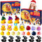 Adventskalender 2024 Kinder Kleine Gelbe Ente,Weihnachtskalender Enten,24 Gitter für Jungen Mädchen 1 2 3 4 5 6 7 8 10 12 Jahre,Quietscheenten Adventskalender Weihnachtsgeschenke
