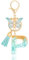 MWOOT Letter P Keychain Initiale Buchstaben-Schlüsselanhänger,Alphabet Harz Key Chain mit Schmetterling Quaste Anhänger Handtasche Geldbörse Charm,Grün Keyring für Frauen(P)