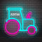 Personalisierte Name Traktor Neon Zeichen, benutzerdefinierte Traktor LED Neon Licht, Traktor Nachtlicht Dekoration für Jungen Schlafzimmer Spielzimmer, Weihnachts-Geburtstagsgeschenk für Jungen