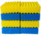 kychenBase CBF-350B Mousse filtrante Bassin – Médias filtrants de Remplacement, Mousse filtrante pour Filtre Bassin (4 x Bleu Grossier & 4 x Jaune Fin)