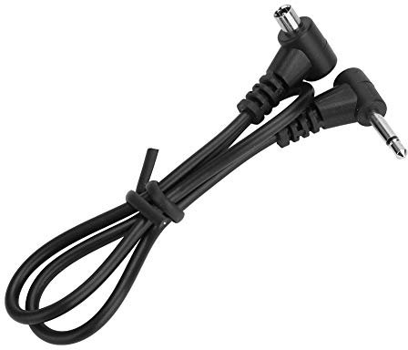 12 Inch Flash PC Sync Cord 2.5mm to Male Flash Plug to Male PC Sync Cable for Studio Strobe Trigger Camera Lighting