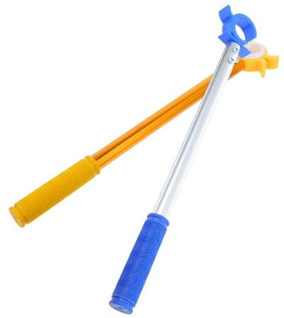 CLISPEED 2pcs Aluminum Window Opening Stick Poles for High Skylights and Regular Windows Multiwindow Compatible Control Rods for Bedroom Easy Open Close Accessory