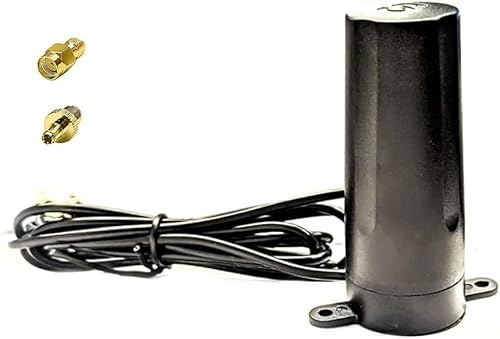 Maswell M2M IoT 3G LTE 4G 5G Antenne Outdoor, geringe Verstärkung, Nicht für Geschwindigkeitswettbewerb, Omni 600–6000 MHz mit WiFi 6 Bluetooth, SMA-Stecker mit RP-SMA & TS9