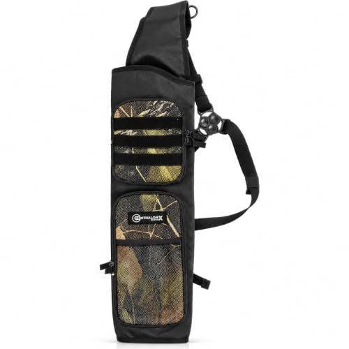 BEARPAW PRODUCTS Penthalon GuardX Rückenköcher aus Polyester | 55 x 16 x 6 cm, universell tragbar und in Schwarz, Schwarz-Grau oder Schwarz-Camo erhältlich.