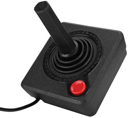EIMSOAH Controller Joystick Analogico 3D Classico retrò di Alta qualità per 2600 - Design Ergonomico, Materiali Resistenti All'usura - Ideale per Tutti i Sistemi 2600, Adatto Alla Console 7800