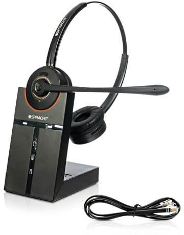 SPRACHT HS-2019 ZUM MAESTRO DECT HEADSET STEREO DUAL EARWL HEADSET + BASE