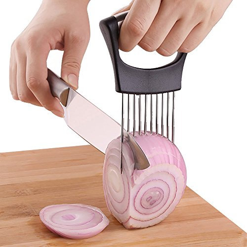 Lancoon Zwiebelhalter zum Schneiden All-in-One Gemüsehobel, Zum Zartmachen von Fleisch, Geruchsentferner, KT04