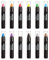 Moon Creations Face Paint Stick Body Crayons | Set of 12 | 3.2g | Sweat Proof & Water-Resistant Face Paint | Cruelty Free, Made in UK | For Kids, Adults, Fancy Dress, Festivals, Halloween