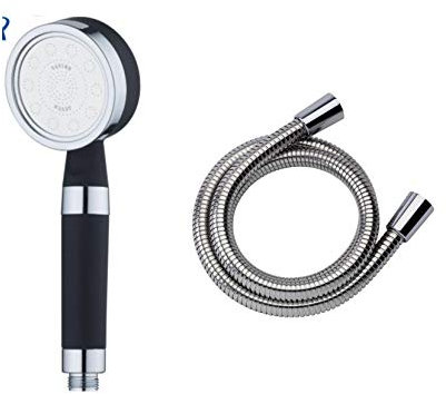 Housler® Niederdruck, 300 % schwarze Metallkonstruktion, Sprühkopf und 1,5 m langer Schlauch mit großer Bohrung