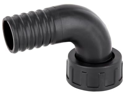 REKUBIK 90° Winkel Schlauchtülle mit Innengewinde Überwurfmutter x Tülle Größe 1 1/2 IG x 38mm (1 1/2)