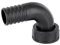 REKUBIK 90° Winkel Schlauchtülle mit Innengewinde Überwurfmutter x Tülle Größe 1 1/2 IG x 38mm (1 1/2)