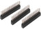 Xinwoer 3 Stück 2x20 Pins 2,54 mm Pitch Extra groß Weiblich Zweireihig Kurze Header Buchsenleiste, Kupfer, Fiberglas, Kunststoff, Metall, ABRASIVES