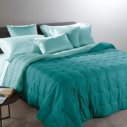 Caleffi 10216, Microfibra Mia Calduccia Coperta Mezza Stagione per Matrimoniale Letto, Anice