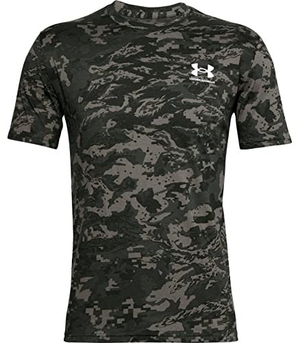 Under Armour Herren Abc Camo Short Sleeve Graph, Barockgrün (310)/Weiß, XXL EU