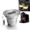 i Cafilas à Café à Capsules Acier inoxydable Compatible for L'OR Barista LM8012/60 Rechargeable Coffee Capsule,Metal réutilisable Café Capsules, Measuring Spoon + Brush (1 Pods,1 Scoop)