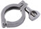 LiebeWH Tri Clamp Clover Edelstahl Tri Clamp Ferrule 50.5 mm Kleeblatt aus Edelstahl Widerstandsfähig mit Flansch