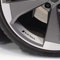 PUMU Adesivo per Cerchi e specchietti AUD Sport A3 A4 A5 A6 Q3 Q5 TT S-Line Sticker Tuning (Nero)