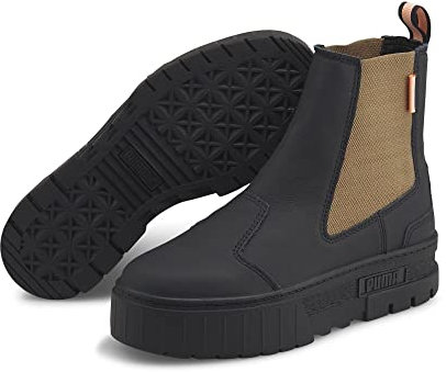 Puma Mayze Chelsea Pop Wns, Women's Trainers, Black, 39 EU
