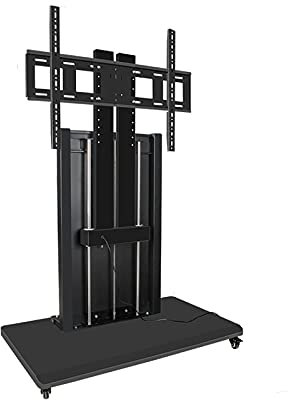 BNNP TV Wall Mounts TV Bracket Smart Electric TV Stand Height Adjustable TV Mobile Cart Floor Type Double Column Smart TV Table Stand Suitable for 60-90 Inch TV Stand Compatible with Most LED/4K TVS