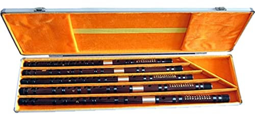 flûte de Bambou 5 Pièces/Ensemble Flûte De Bambou Professionnel Instrument De Musique À Vent Chinois Dizi Flûte Traversière C/D/E/F/G