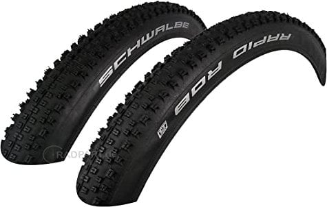 2X Schwalbe Rapid Rob 54-584 Drahtreifen K-Guard 27.5x2.10 Fahrradreifen Mantel