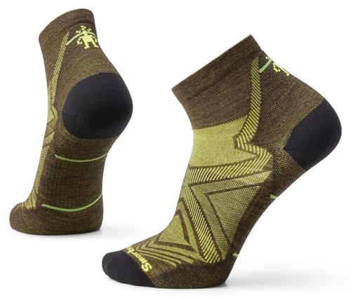 Smartwool Damen Run Zero Cushion Knöchel, Military Olive, XL