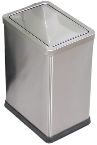 DYPASA Corbeille à Papier Petite Poubelle de Cuisine en métal rectangulaire Moderne de 2,6 gallons Bacs à ordures de Cuisine