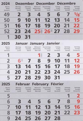 HiCuCo Kalenderblock Kalendarium - magnetisch - für 2026 - für Tischkalender Stehkalender Aufstellkalender Edelstahl