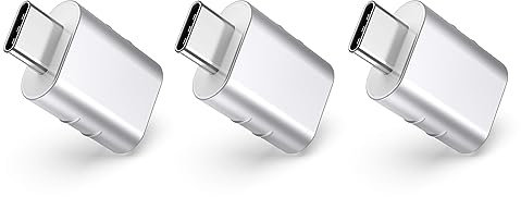 CASPERi USB C to USB Adapter for MacBook Pro Air 3Pack,USBC Male to USB A Female Adaptor,Type C Thunderbolt 4 3 OTG Converter for iPad Mini,Mac,USB Disk Flash Stick,Apple iPhone 16 15,Samsung S24 S23