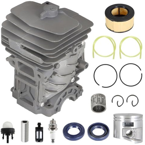 Autoparts Cylinder Piston Kit for Stihl MS251 MS 251 44mm Diameter Engine 1143 020 1207, 1143-020-1207 Chainsaw Replacement