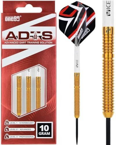 ONE80 Training Darts ADTS Brass - Steeldarts 6 Gramm