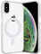 Coiwxmoi Hülle Magnetisch für iPhone XS Max 6,5,Handyhülle Kompatibel mit MagSafe Kabellosem Laden, PC Rückseite + Dünn TPU Silikon Stoßfest SchutzHülle Magnetisch für iPhone XS Max, Transparent
