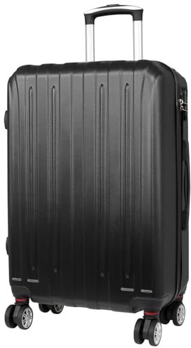 Warenhandel König Hartschalen Koffer Trolley Borsum - Farbe Schwarz - Gr. L