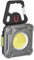 EMOS Mini-LED-Strahler, aufladbare Campinglampe mit 3 Lichtmodi, IP44 wasserdicht, Helligkeit max. 1200 lm, 60m Reichweite, 2000 mAh Akku mit bis zu 6,5 h Leuchtdauer, inkl. USB-Kabel, Haken, Magnet