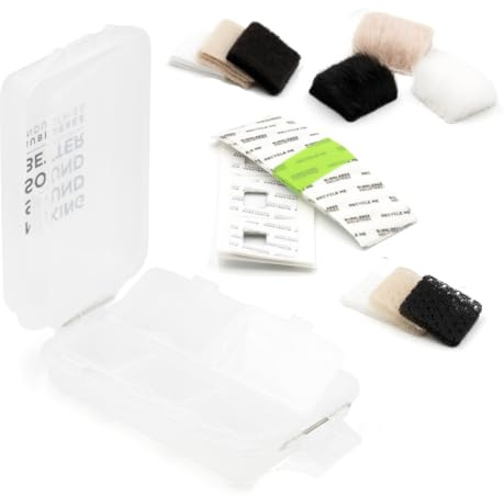 Bubblebee Industries Mic Hiding Starter Kit for Lapel & Lavalier Microphones – Hiding Microphone Tape, Noise & Wind Reduction Covers for Content Creators, Videographers, Audio Engineers & Filmmakers